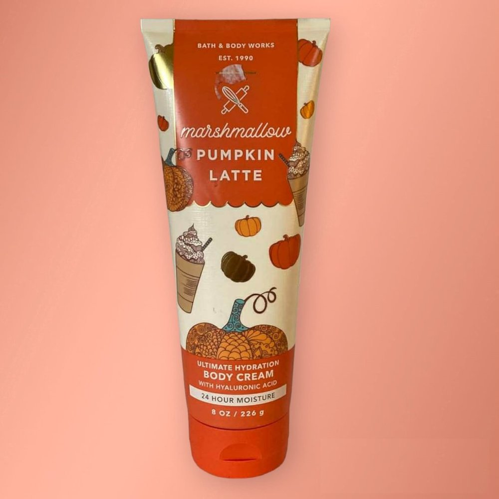 Bath & Body Works Marshmallow Pumpkin Latte Ultra Hydration Body Cream, 8 oz